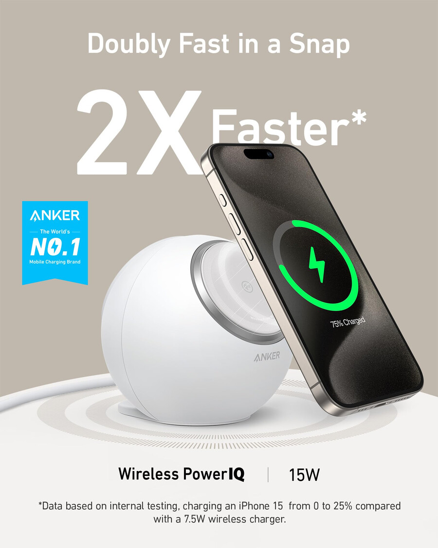stacja ładowania magnetycznego anker maggo 8 w 1