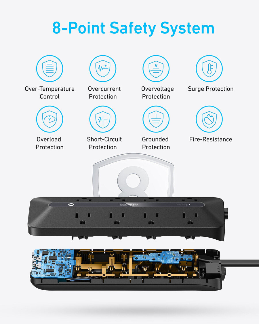 listwa zasilająca usb anker 12 w 1 35 w