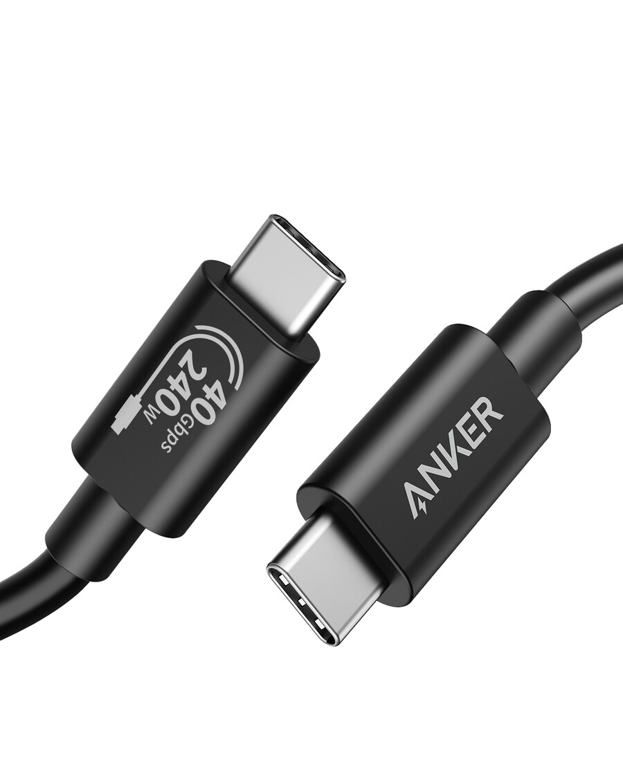 kabel anker 515 usb-c do usb-c kompatybilny z thunderbolt 4 2 opakowania