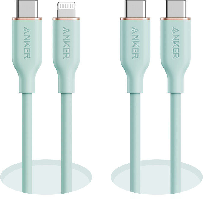 kabel anker 643 usb-c do usb-c flow silikonowy