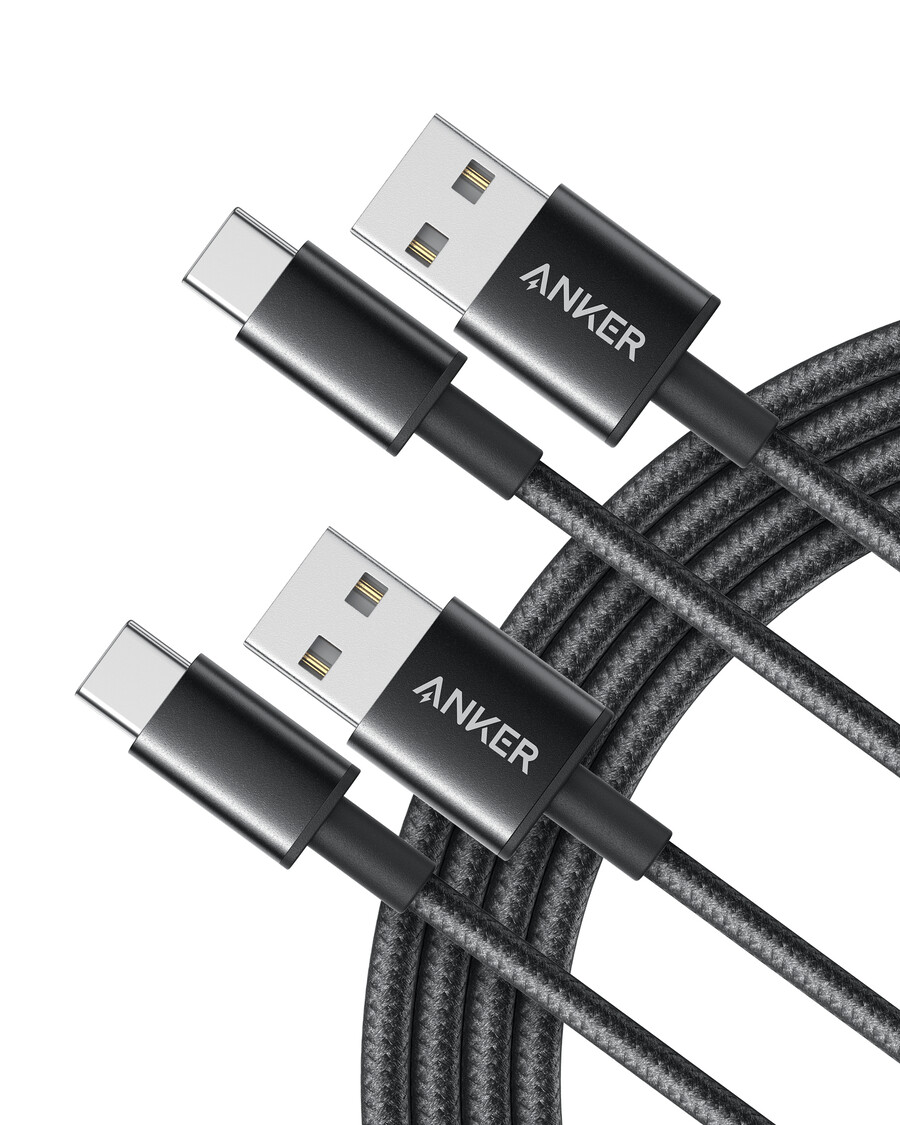 kabel anker premium nylon usb-c do usb-a opakowanie 2 szt.