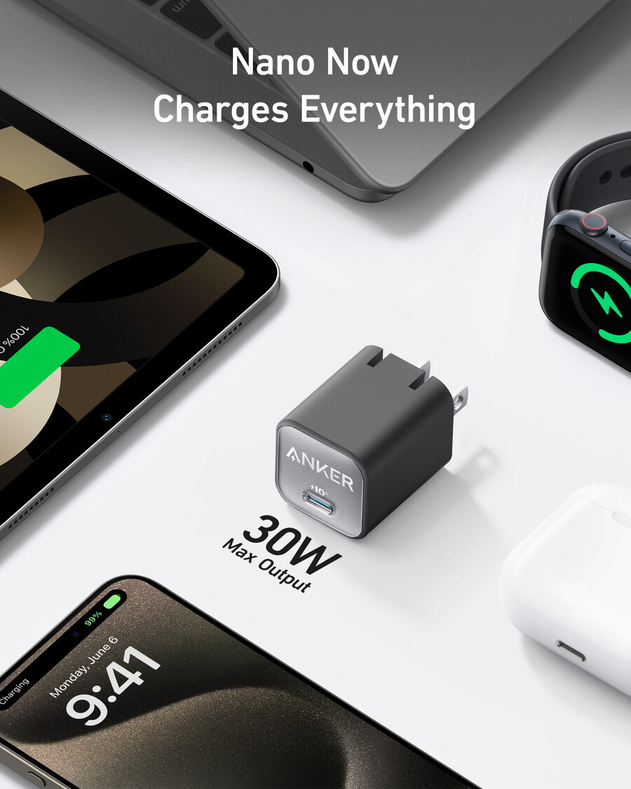 Ładowarka anker nano 30 w zestaw 2 szt.
