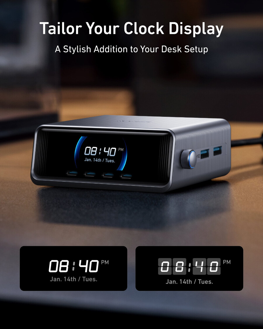 Ładowarka anker prime 250 w 6 portów ganprime