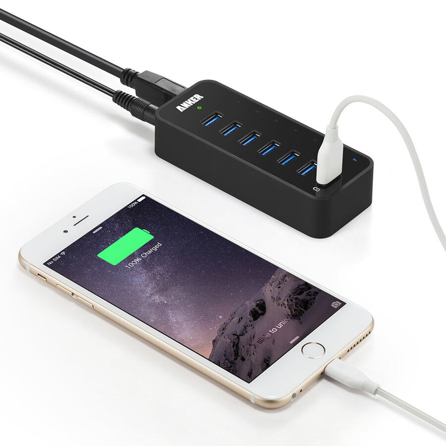 anker 7-portowy koncentrator usb 3.0