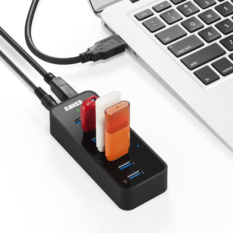 anker 7-portowy koncentrator usb 3.0