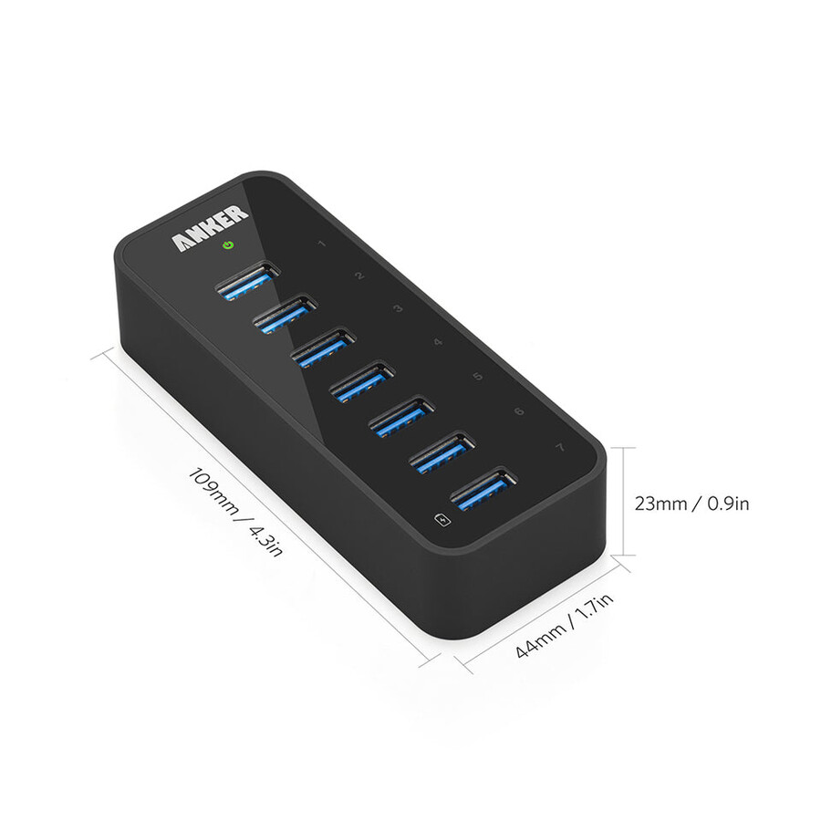 anker 7-portowy koncentrator usb 3.0