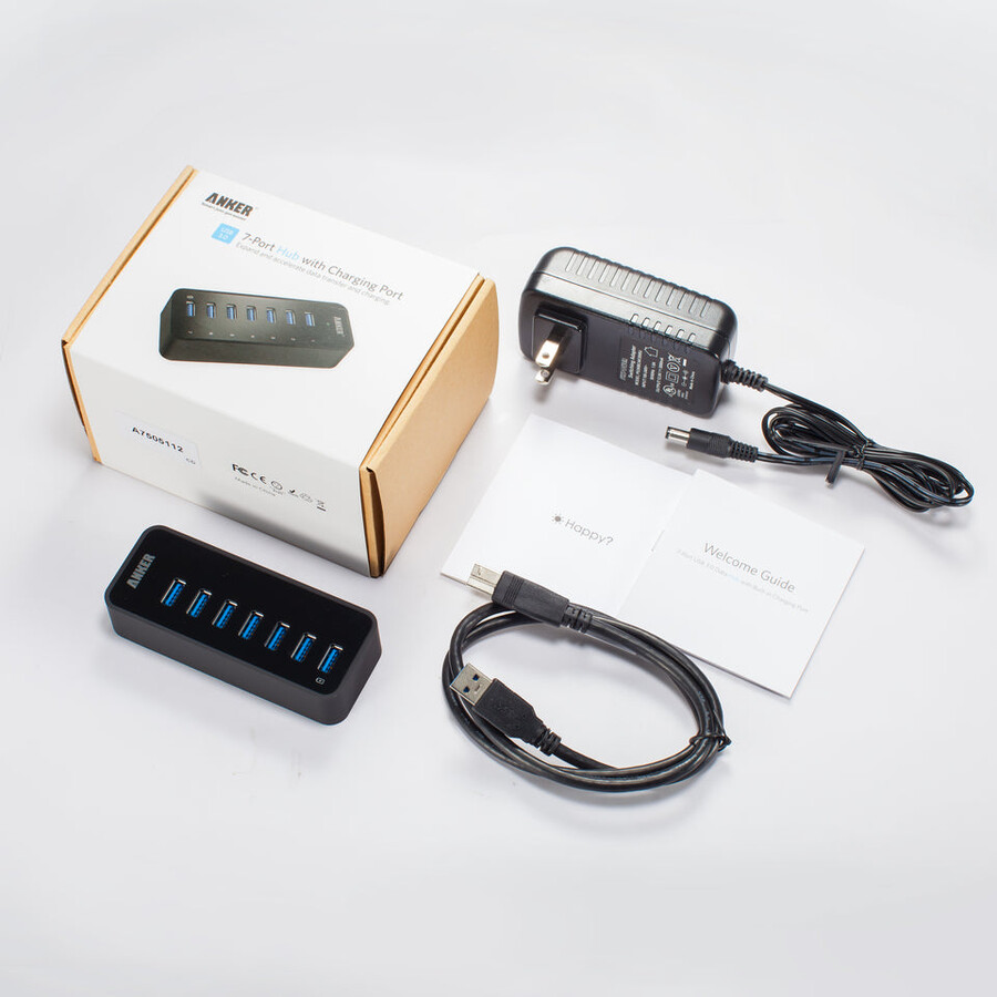 anker 7-portowy koncentrator usb 3.0
