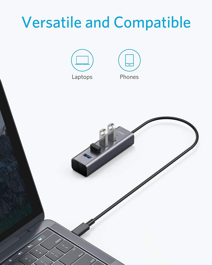koncentrator usb-c do 4-portowego usb 3.0