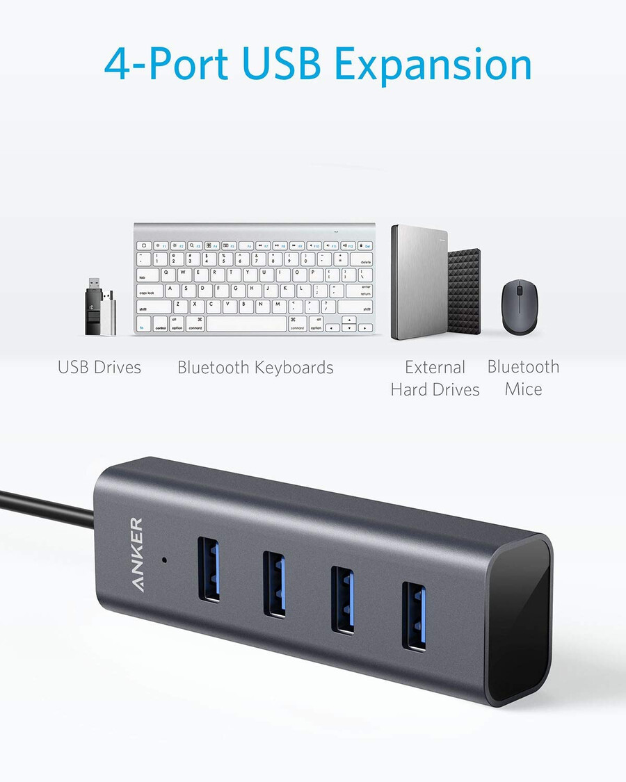 koncentrator usb-c do 4-portowego usb 3.0