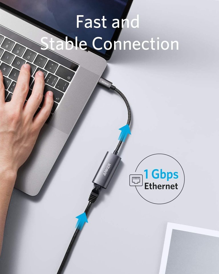 adapter anker powerexpand usb-c do gigabit ethernet