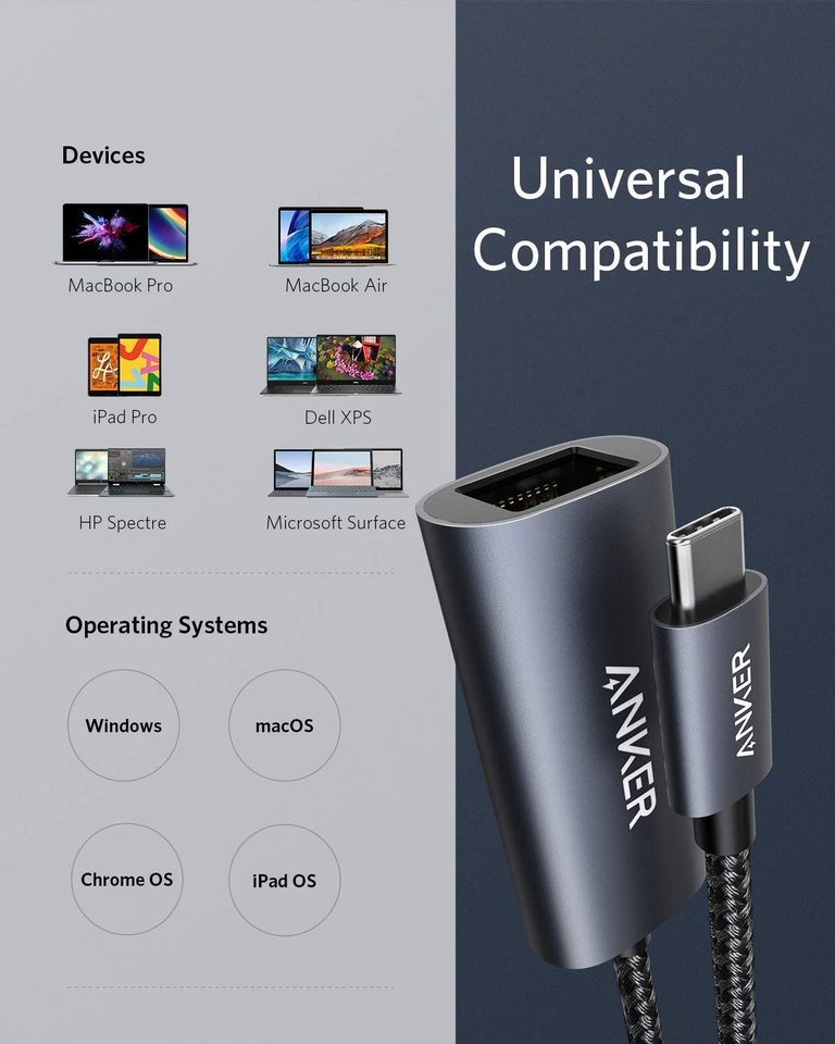 adapter anker powerexpand usb-c do gigabit ethernet