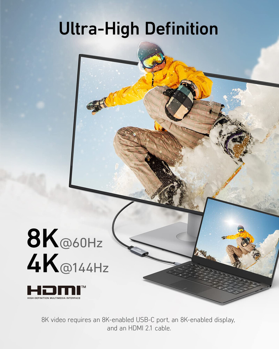 adapter anker 518 usb-c 8k hdmi
