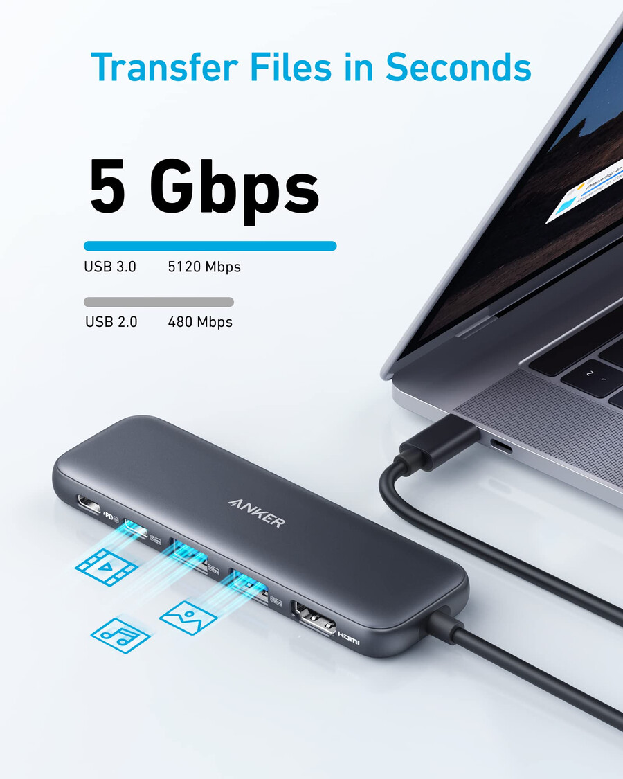 koncentrator usb-c anker 332 5 w 1