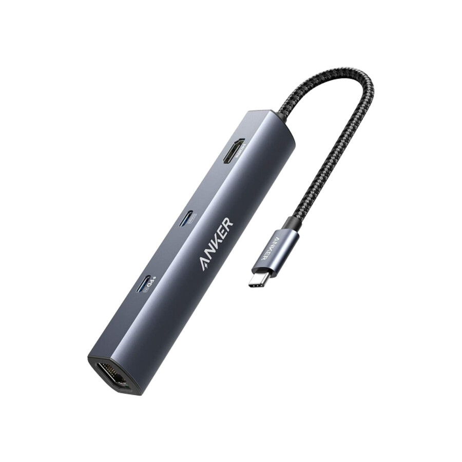 anker 543 hub usb-c 6 w 1 smukły