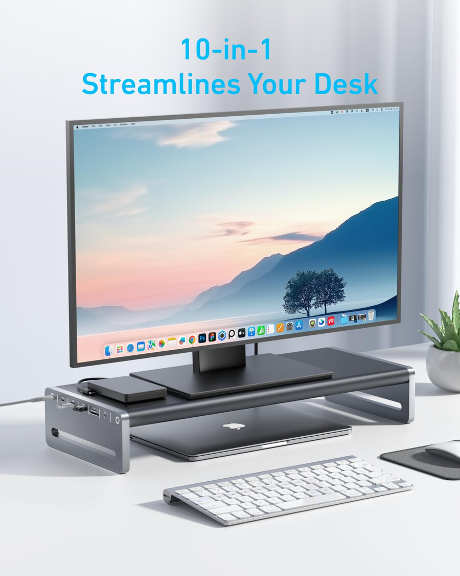 hub usb-c anker 10 w 1 podstawka pod monitor