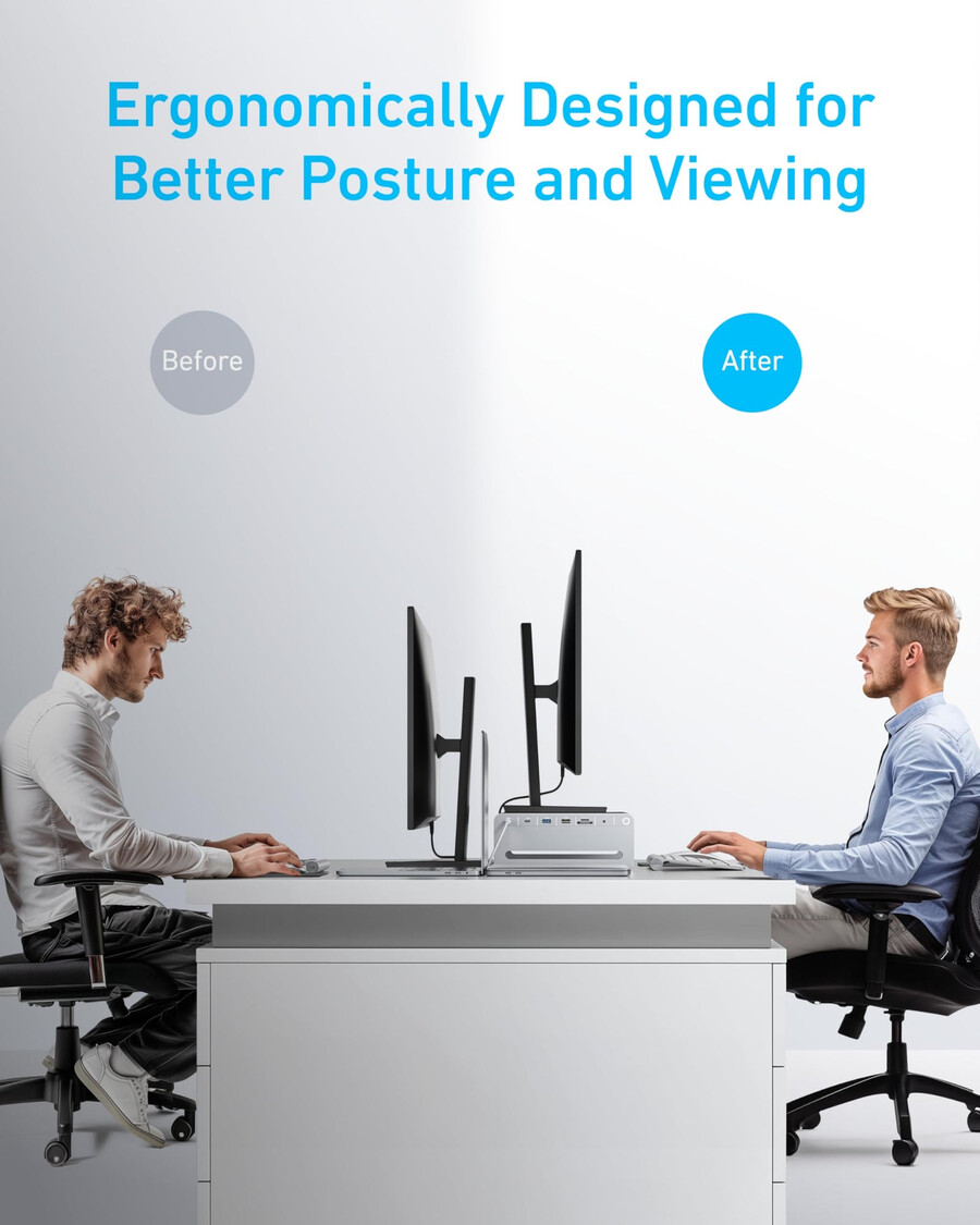 hub usb-c anker 10 w 1 podstawka pod monitor