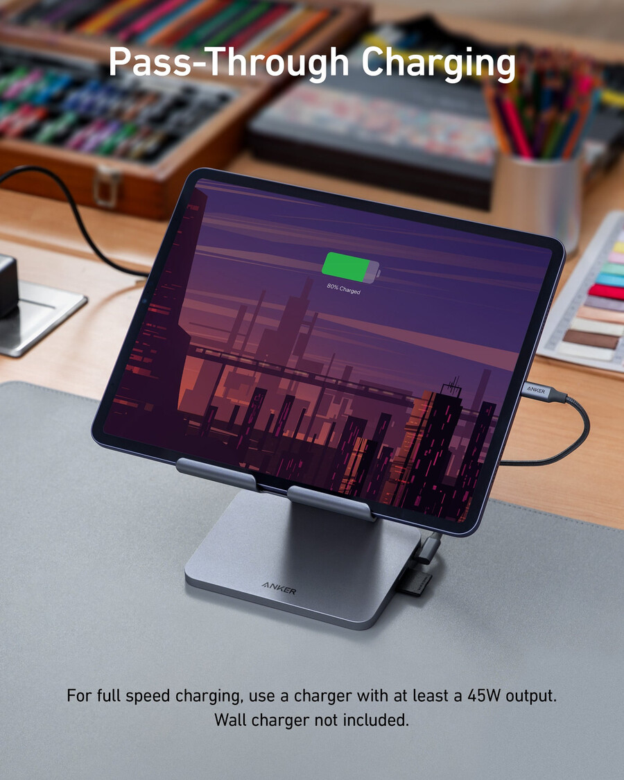 hub usb-c anker 551 8 w 1 podstawka pod tablet
