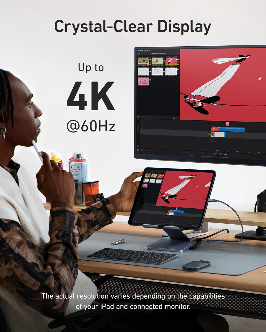 hub usb-c anker 551 8 w 1 podstawka pod tablet