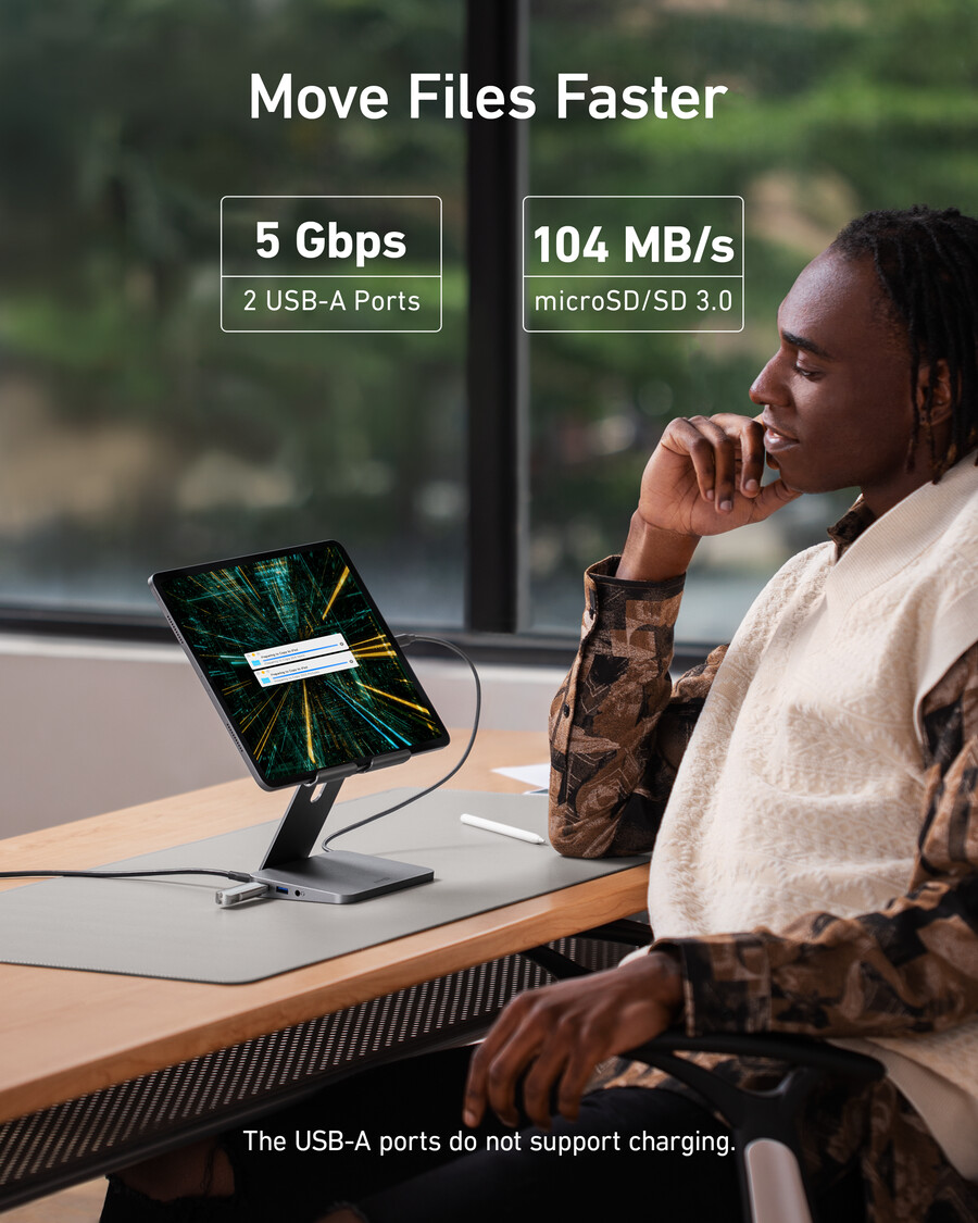 hub usb-c anker 551 8 w 1 podstawka pod tablet