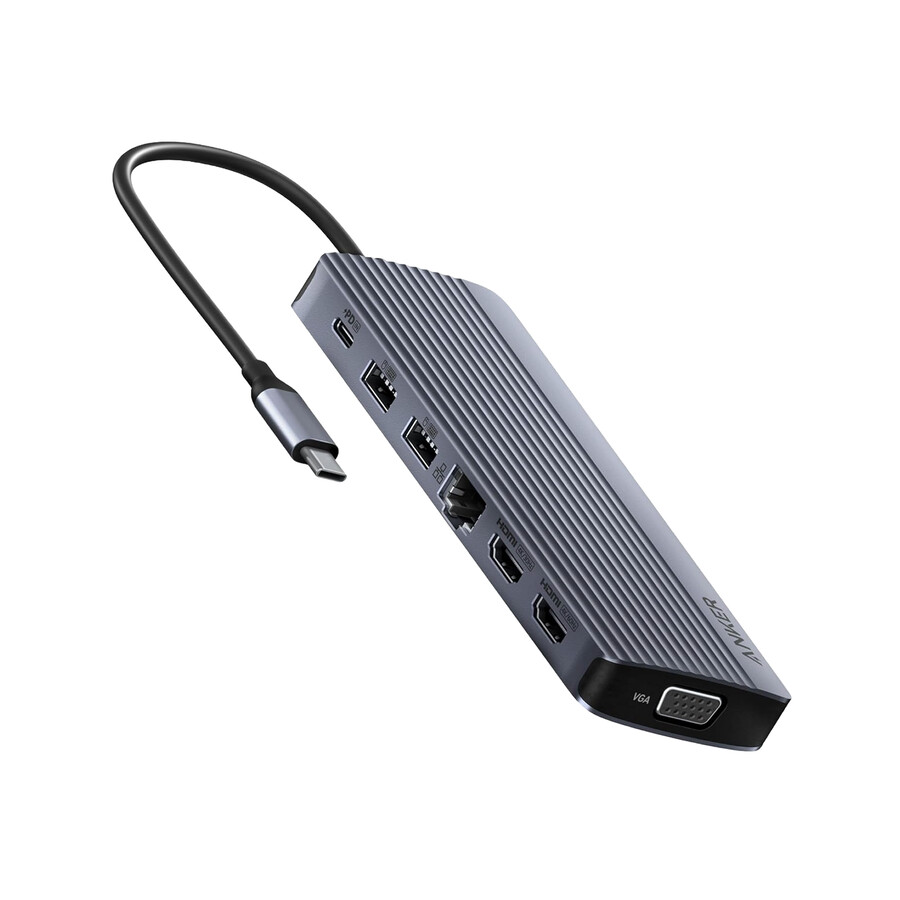 hub usb-c anker 14 w 1 potrójny wyświetlacz