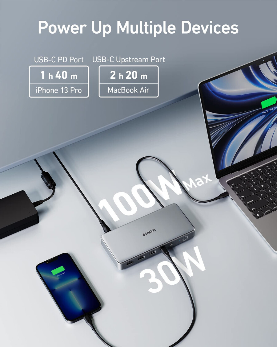 stacja dokująca anker 563 usb-c 10 w 1