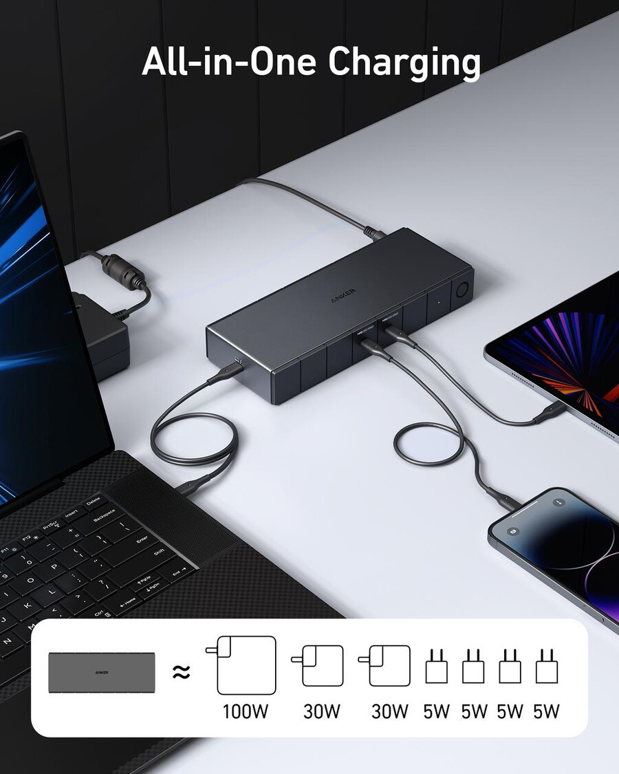 stacja dokująca anker 778 thunderbolt 12 w 1 thunderbolt 4