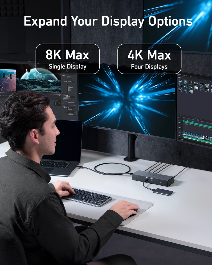 stacja dokująca anker 778 thunderbolt 12 w 1 thunderbolt 4
