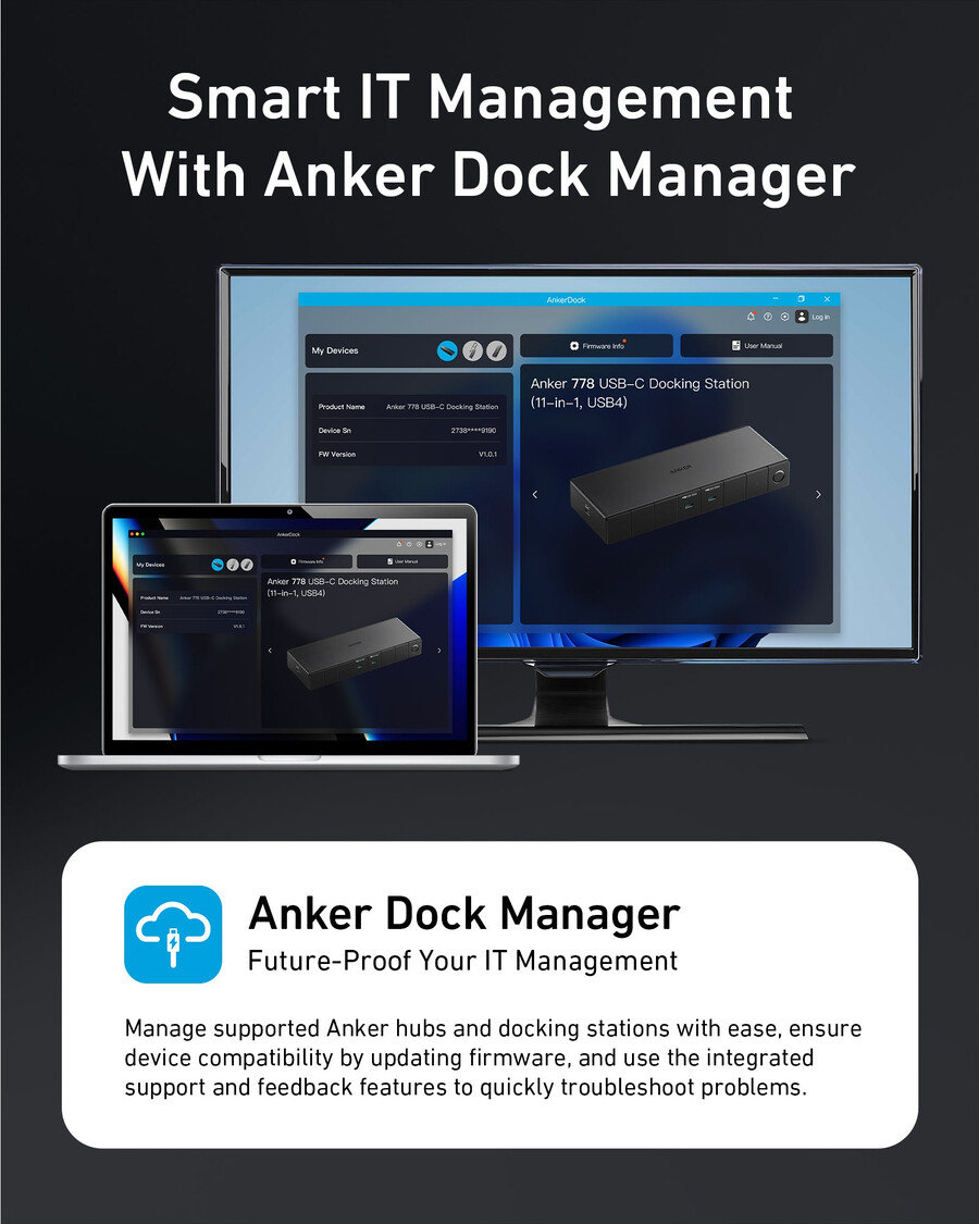 stacja dokująca anker 778 thunderbolt 12 w 1 thunderbolt 4