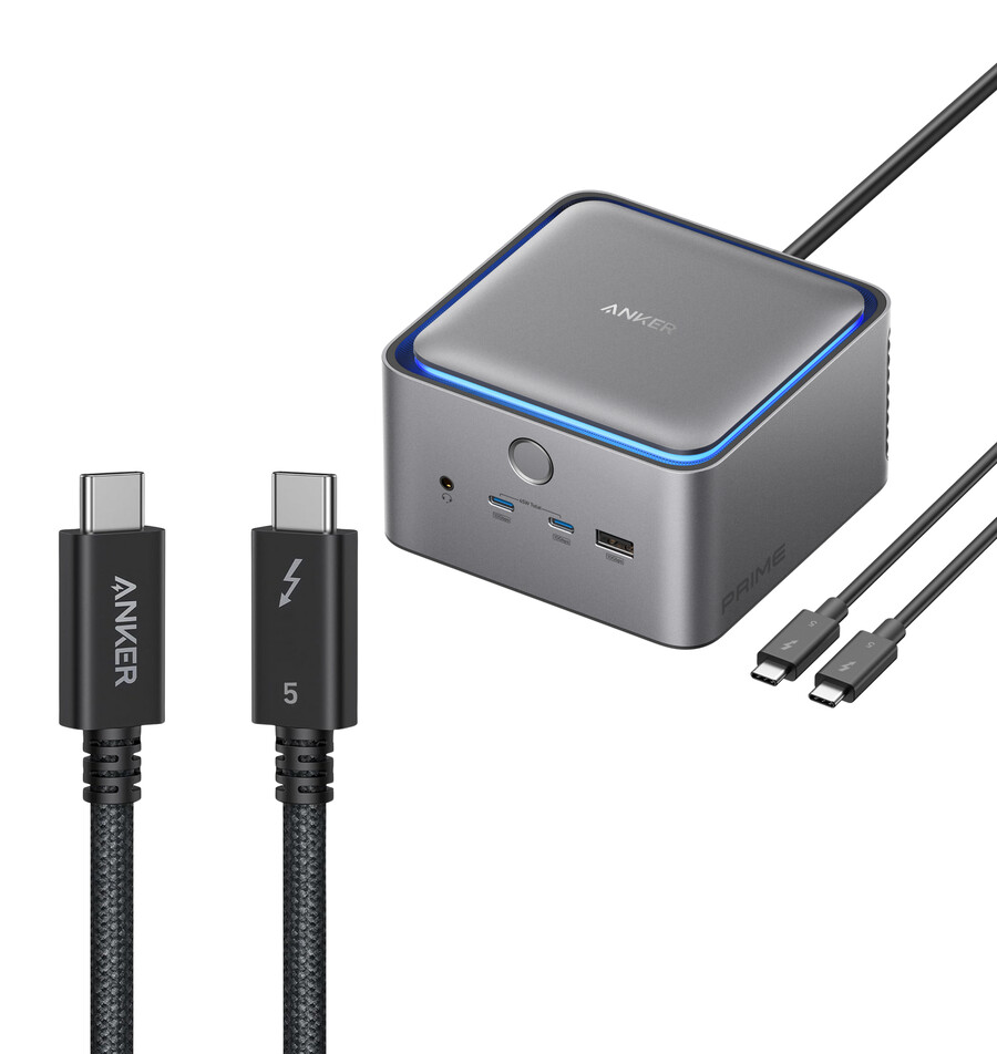 stacja dokująca anker prime tb5 14 w 1 140 w 8k thunderbolt 5