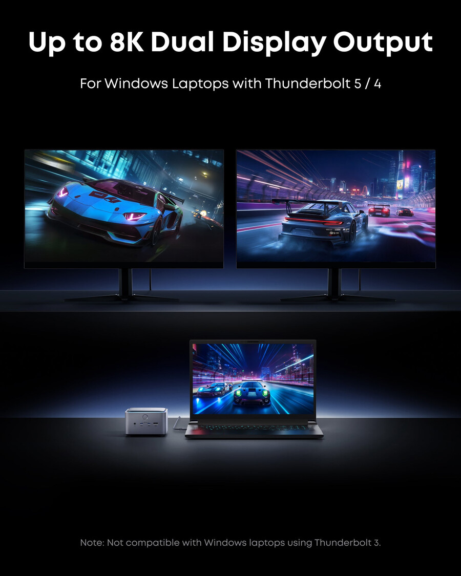 stacja dokująca anker prime tb5 14 w 1 140 w 8k thunderbolt 5