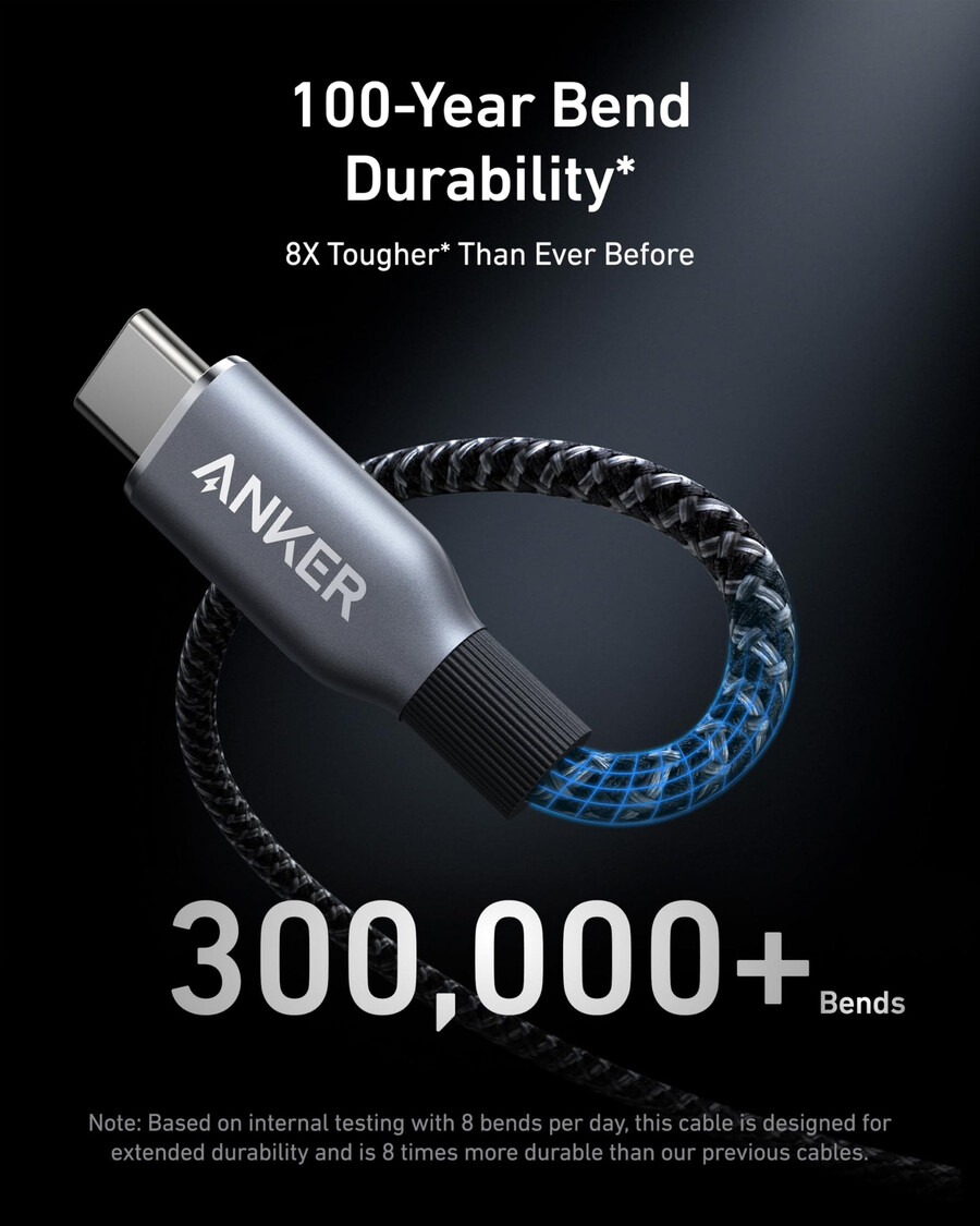 stacja dokująca anker prime z kablem usb-c do usb-c o mocy 240 w