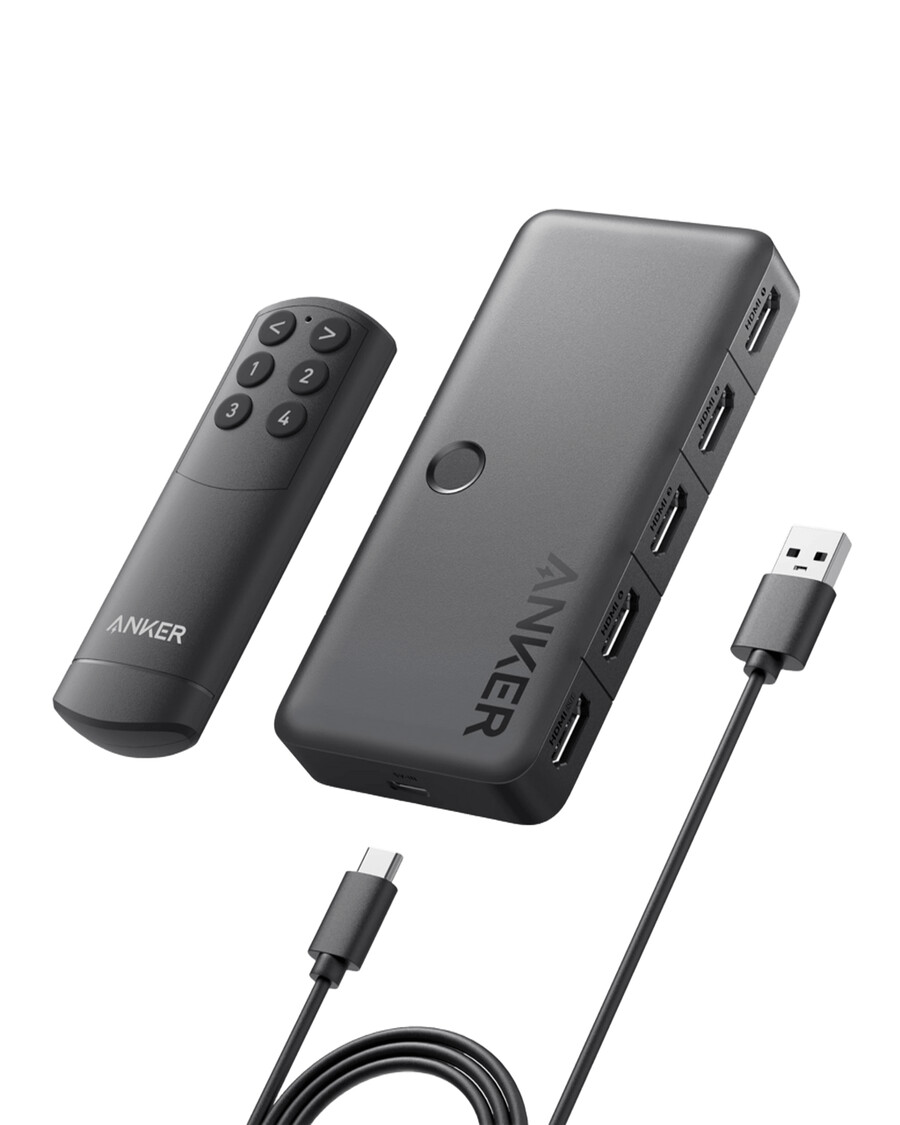 przełącznik hdmi anker 4 wejścia 1 wyjście 4k hdmi