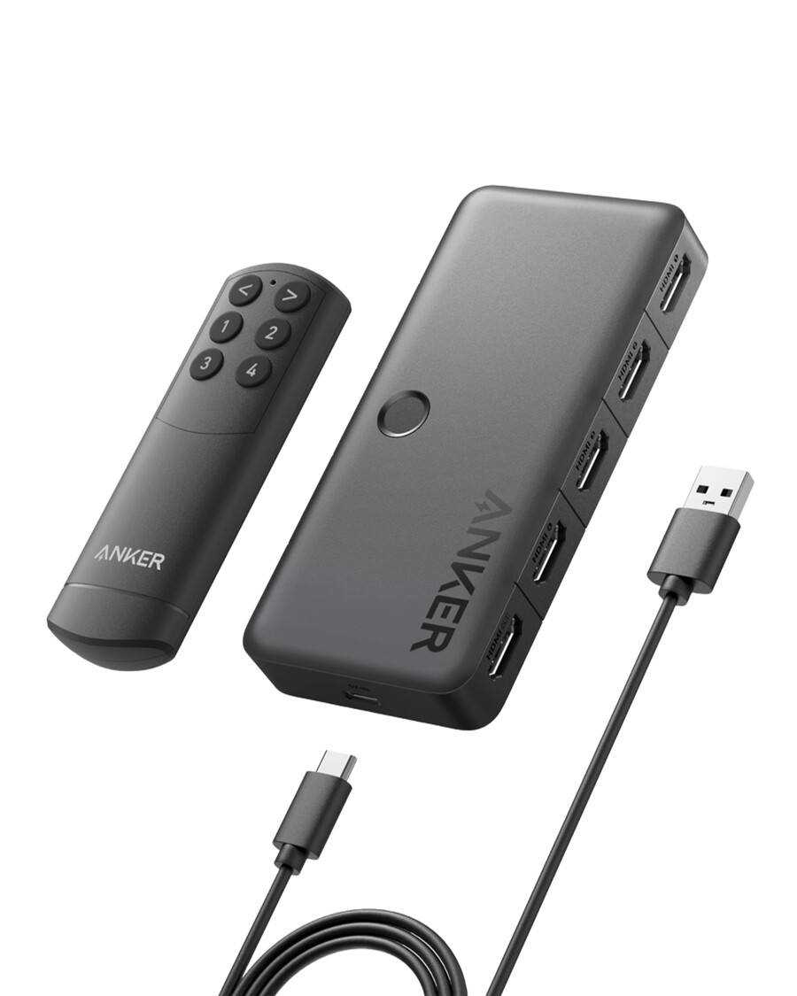 przełącznik hdmi anker 4 wejścia 1 wyjście 4k hdmi