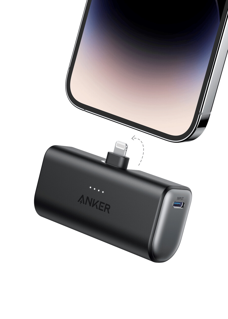 anker nano power bank 12 w wbudowane złącze lightning