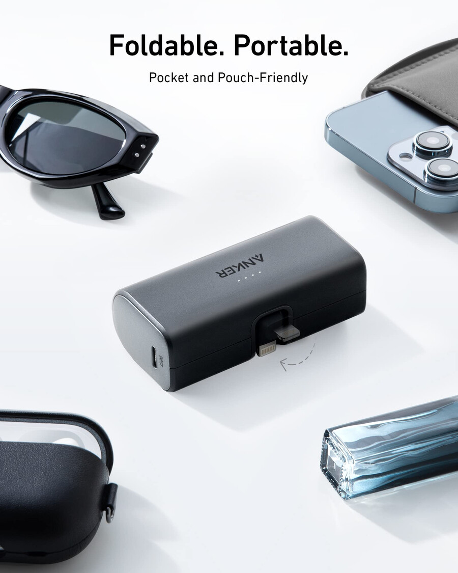 anker nano power bank 12 w wbudowane złącze lightning