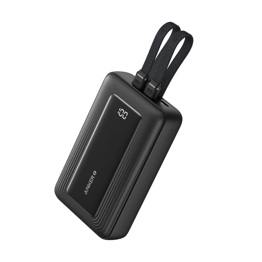 powerbank anker zolo 20 tys. wbudowany kabel usb-c i lightning