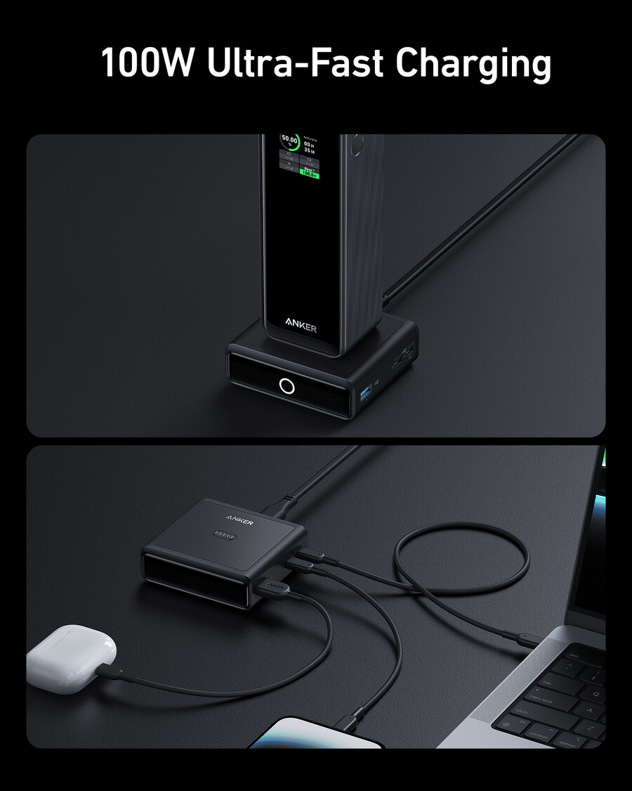 baza ładująca anker 100 w do powerbanku anker prime