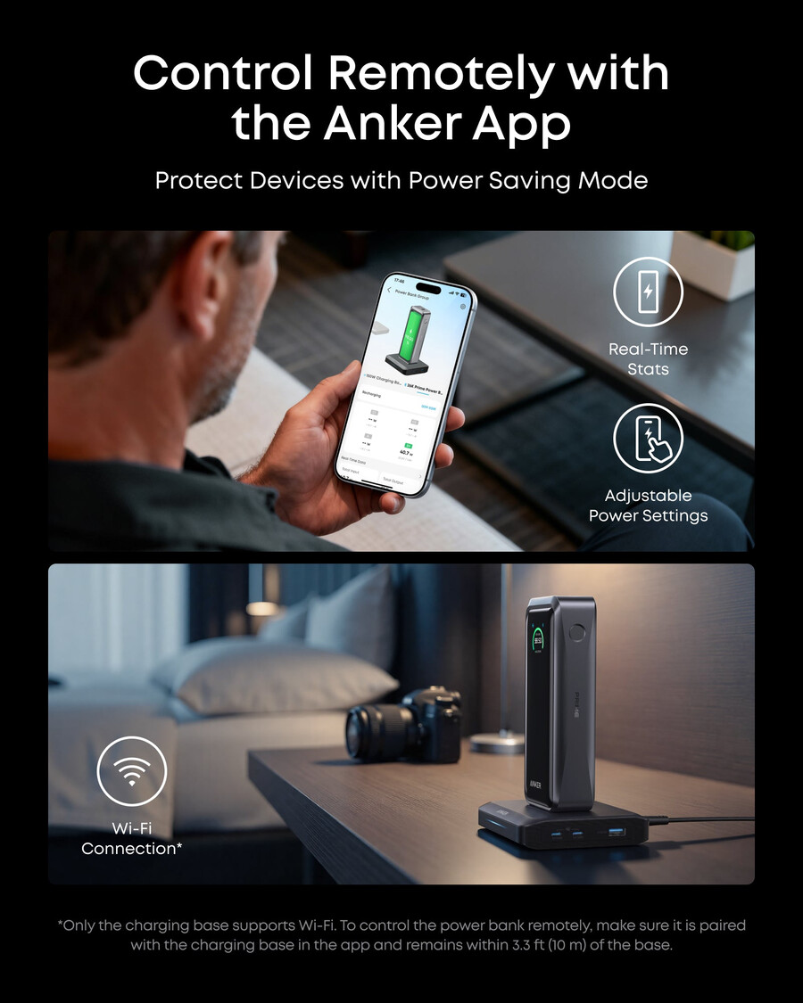 powerbank anker prime 26k 300w z bazą ładującą