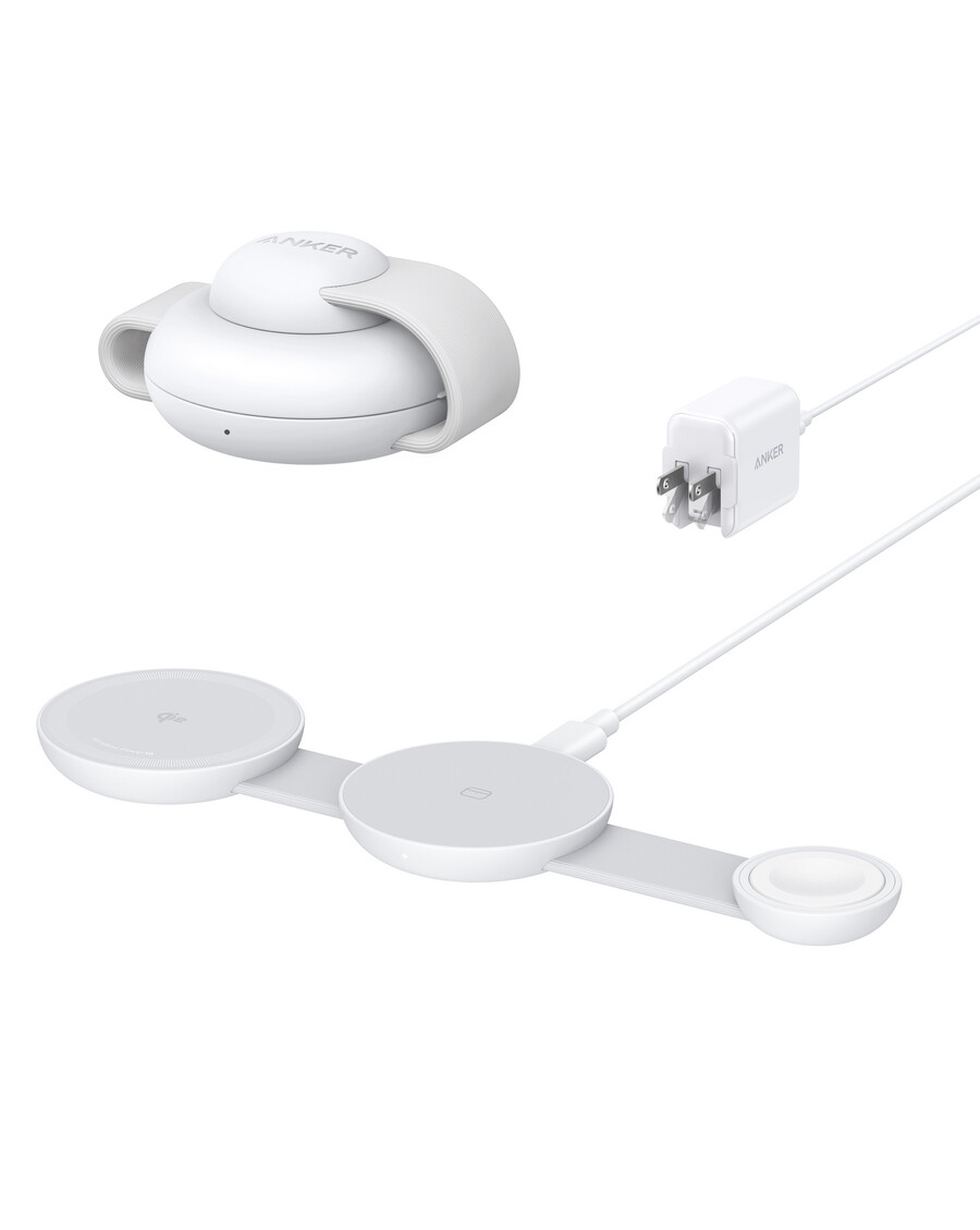 stacja ładowania bezprzewodowego anker maggo 3 w 1 składana podkładka i adapter podróżny anker nano 5 w 1 20 w 1 opakowanie