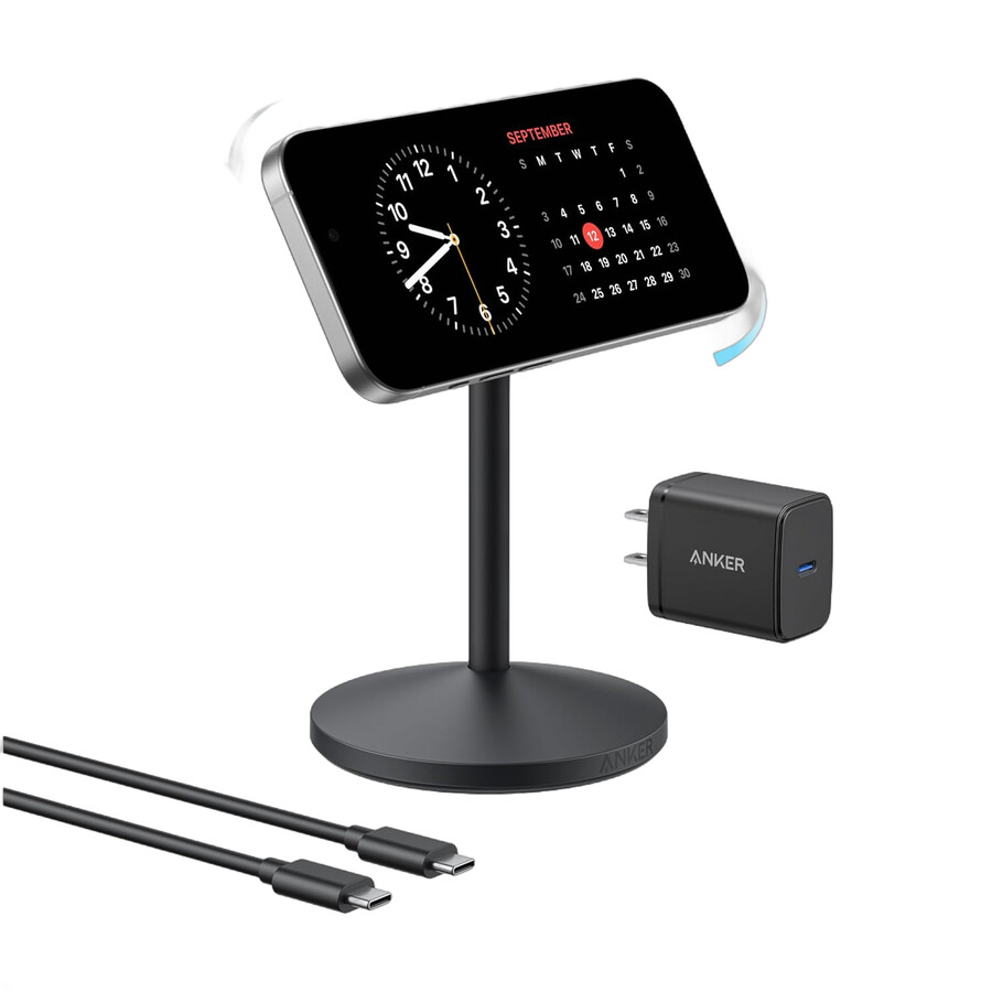 podstawka kompatybilna z ładowarką magsafe anker maggo do iphonea 17 qi2 15 w z adapterem